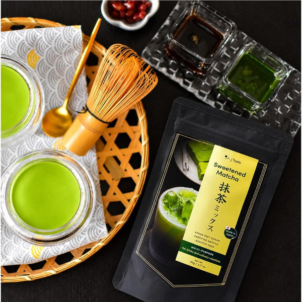 J Taste Multipurpose Sweetened Matcha Green Tea Powder 90g