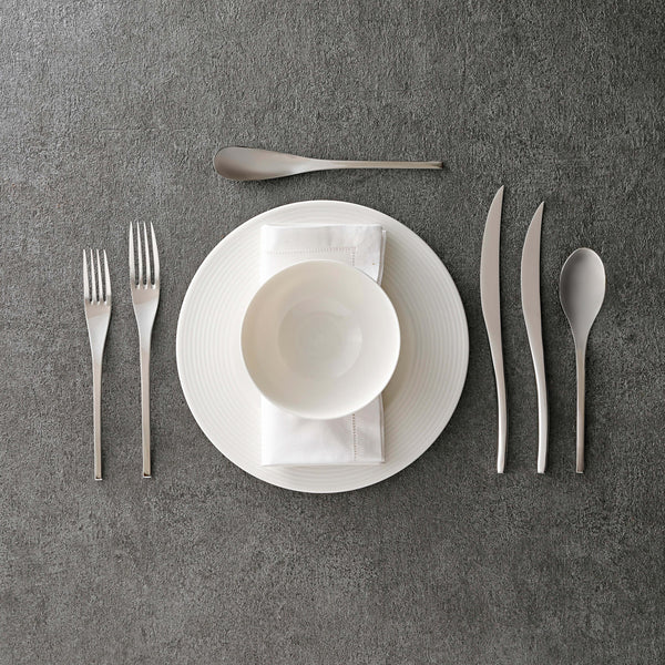 J Taste Sleek Stainless Steel Cutlery Set (6 Types) 24 Pieces