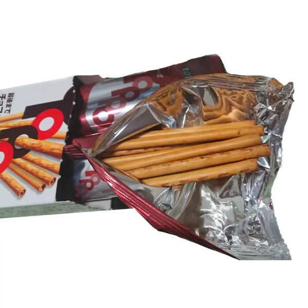 Lotte Toppo Chocolate-Filled Pretzel Sticks Snack (Pack of 5)