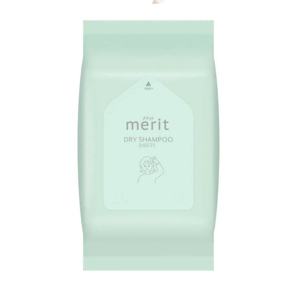 Merit Dry Shampoo Sheets Refreshing Scalp Deodorizing Wipes 12 Sheets