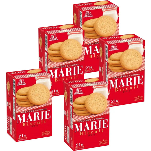 Morinaga Marie Japanese Marie Biscuits (Pack of 5)