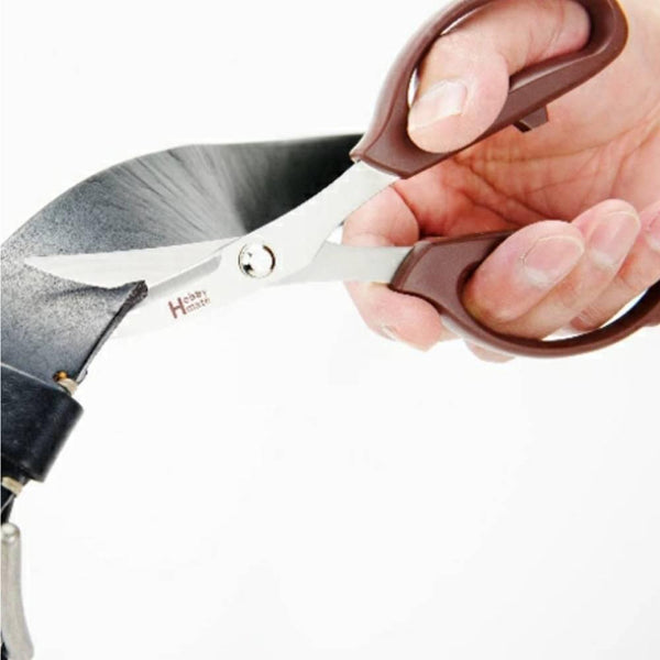 Nikken Leather Scissors Heavy Duty Cloth & Leather Cutting Shears 180mm