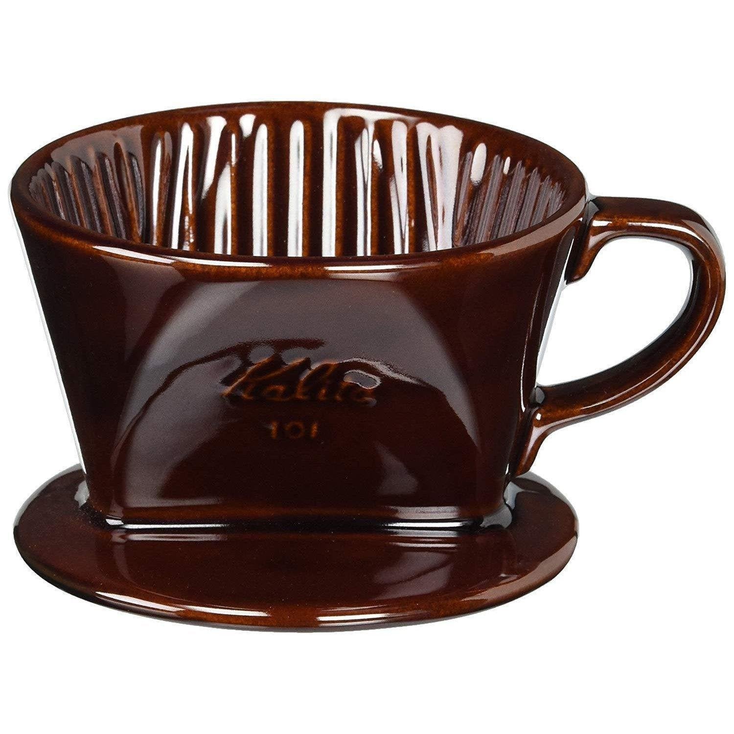 P-1-KALI-DRIPER-BR101-Kalita Ceramic Coffee Dripper 101 Brown.jpg