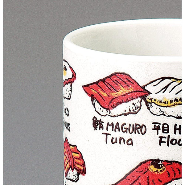 Sushi Yunomi Cup Handmade Mino Ware Porcelain Teacup