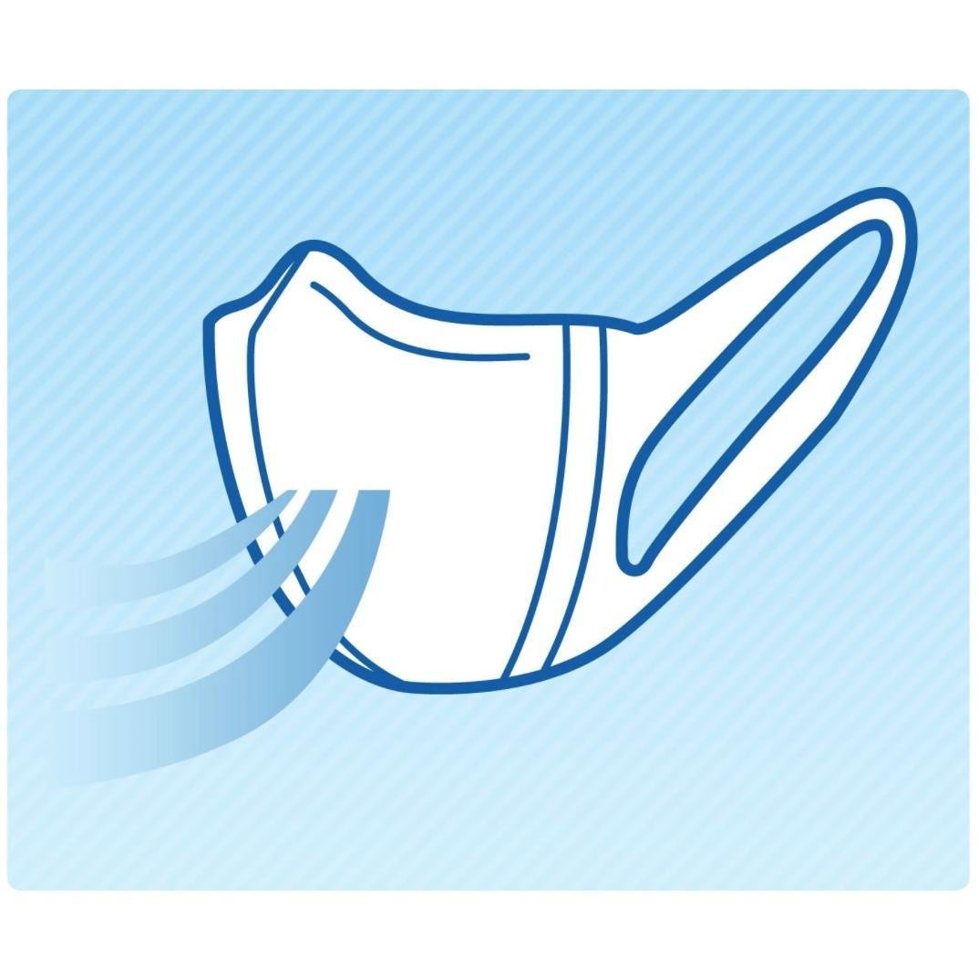 Unicharm Cho Rittai Standard White 3D Face Mask Large Size 30 ct.
