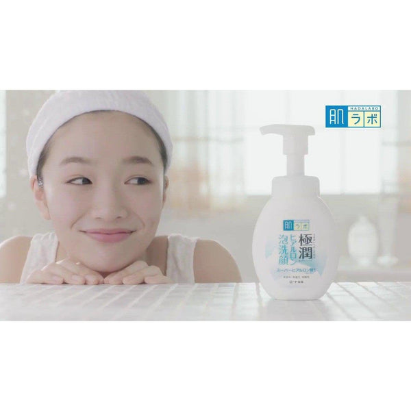 Rohto Hada Labo Gokujyun Hyaluronic Acid Foaming Face Wash 160ml