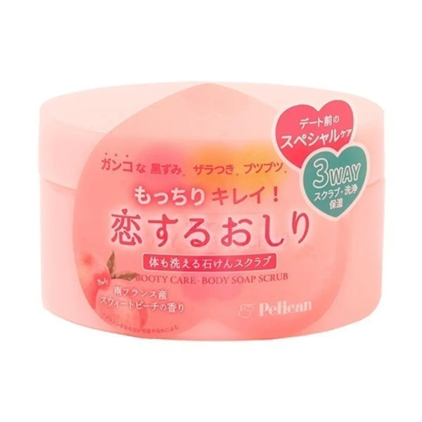 Pelican Soap Butt Soap Hip Care Body Scrub Peach Scent 180g