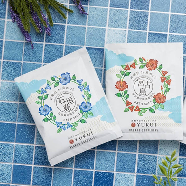 Yukui Okinawan Miyako Island Bath Salt Sweet Citrus Scent 30g